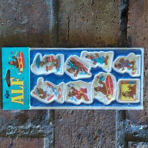 Vintage 1987 Alf puffy stickers